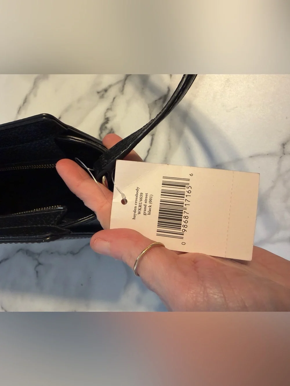 Grand Street Hayden Leather Crossbody WKRU4639 by Kate Spade NWT